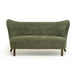 Nordic Chair Laid Back Loveseats With Curved Backres, No Armrests Home Essentials
