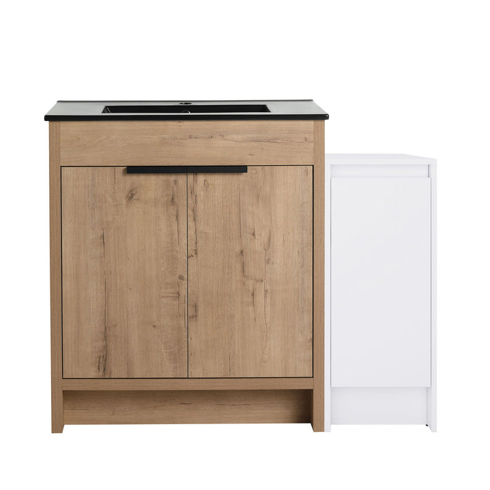 Freestanding Bathroom Vanity & Sink And Storage Cabinets, Soft Closing Doors Home Essentials
