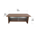 Rectangular Coffee Table With Sliding Door Storage Center Home Essentials