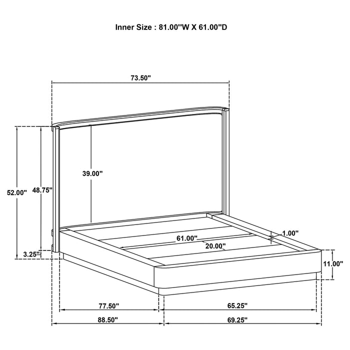 Kimpton - Bedroom Set With Upholstered Headboard Furniture Max