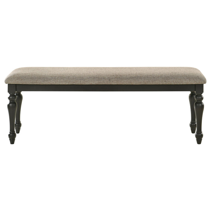 Kavita - Upholstered Dining Bench - Charcoal Furniture Max