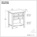 Warm Shaker - Bedside Table Simpli-Home