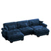 Super Comfort Oversized Modular Sectional Sofa With Movable Ottoman Home Essentials
