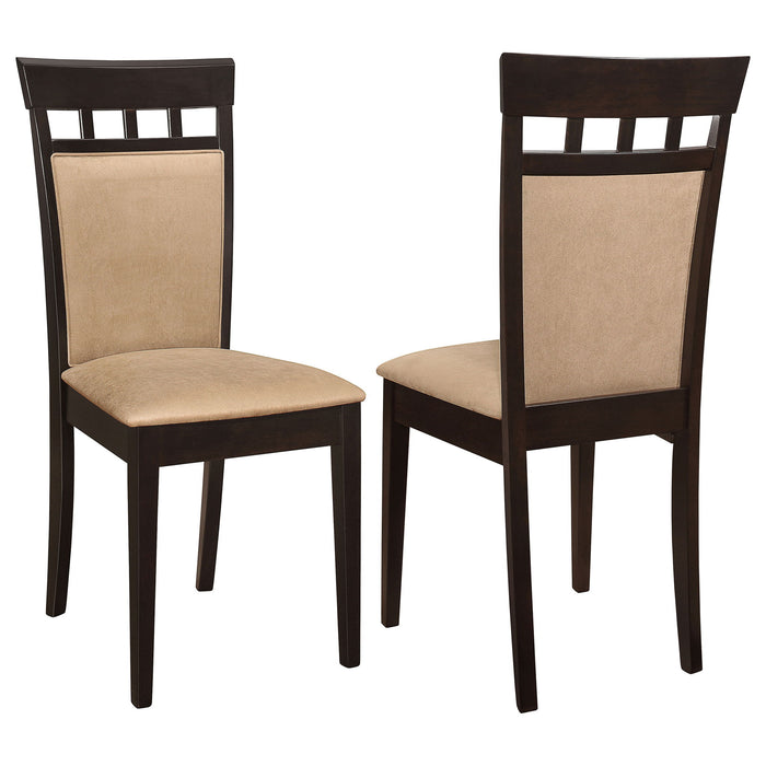 Upholstered Side Chairs (Set of 2) - Beige Furniture Max