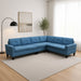 Modular L - Shaped Sectional Sofa 6 Seater 4 Piece Couch With Chaise Home Essentials