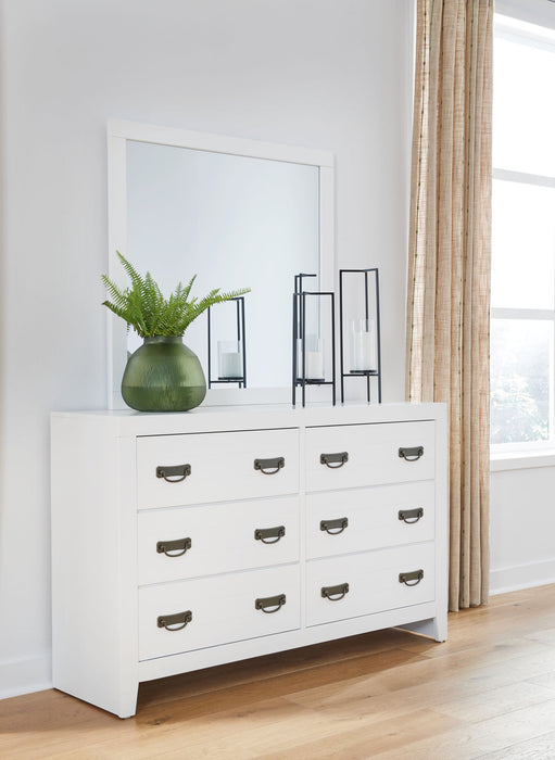 Binterglen - Dresser And Mirror - White Signature Design by Ashley®