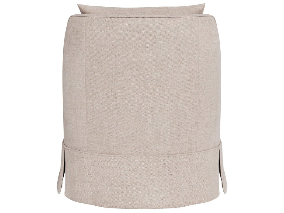 Portia - Skirted Swivel Chair, Special Order - Beige Universal Furniture