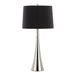 Diana - Contemporary Table Lamp (Set of 2) - Polished Nickel / Black Satin Lumi Source
