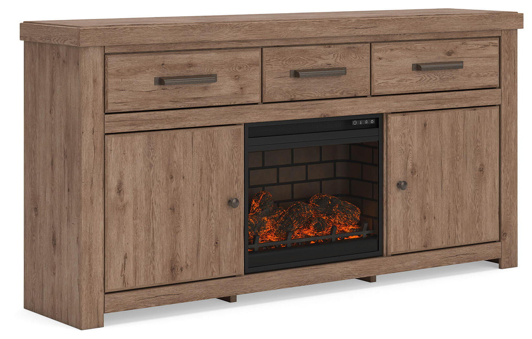 Garistyn - TV Stand With Fireplace Option Signature Design by Ashley®