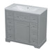 Modern Bathroom Vanity With Sink Combo, 6 Drawers And 1 Cabinet Hearth and Haven
