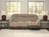 Mixed Motion - Power Reclining Sofa With Adjustable Headrest Signature Design by Ashley®
