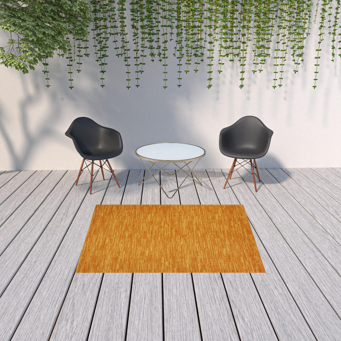 5' X 7' Non Skid Indoor / Outdoor Area Rug - Sunburst