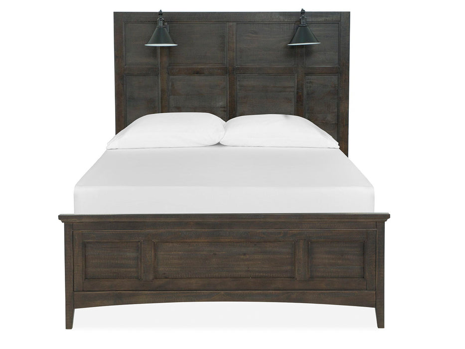 Westley Falls - Complete Lamp Panel Bed With Regular Rails Magnussen Furniture