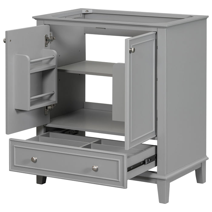 Modern Bathroom Vanity Base Only With Doors And Drawer Hearth and Haven
