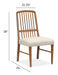Woodward - Wood Slat Back Side Chair (Set of 2) - Dark Clove / White Magnussen Furniture