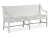 Heron Cove - Bench With Back - Chalk White Magnussen Furniture