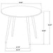 Sutton - 5 Piece Counter Height Dining Set Furniture Max