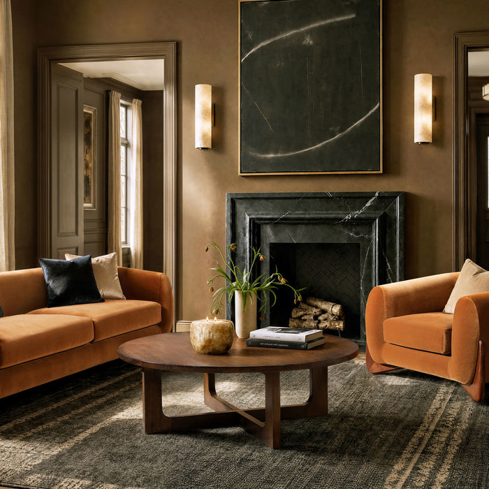 Pino - Round Coffee Table - Brown Jennifer Taylor Home