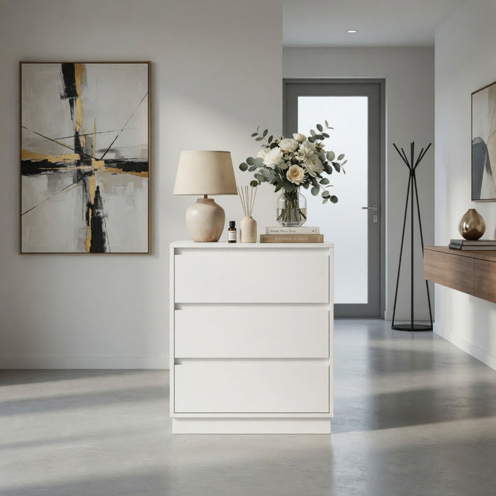 3 Drawer Nightstand, Bedroom Side Table Home Essentials