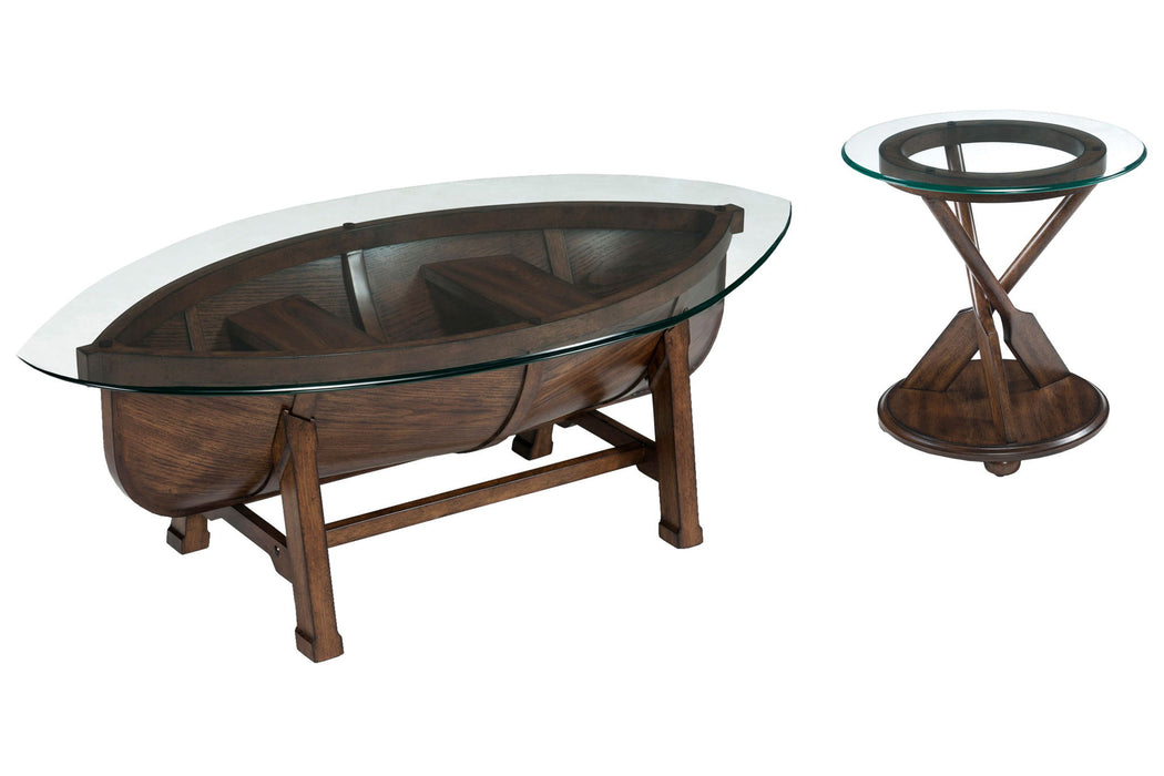 Beaufort - Oval Cocktail Table Set Magnussen Furniture