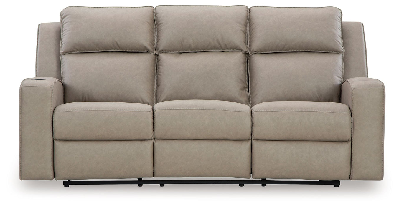 Lavenhorne - Reclining Sofa With Drop Down Table Signature Design by Ashley®