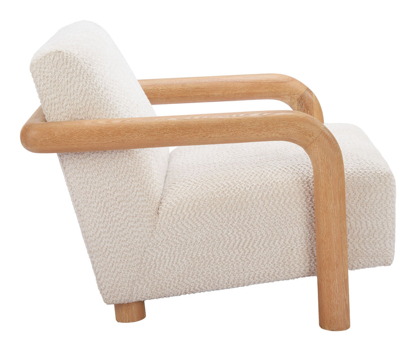 Subliem - Accent Chair - Cotton White Zuo Modern