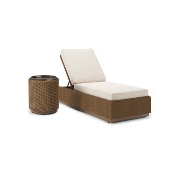 Alabaster - Chaise Lounge With Cushion Signature Design by Ashley®