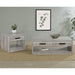Nuberg - 2 Piece And End Table Set With Storage Drawers - Gray Furniture Max