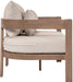 Newport - Water Resistant Fabric 65" Upholstered Outdoor Patio Loveseat Meridian Furniture
