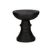 Round Accent Table, Indoor Outdoor - Black 8th Street