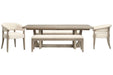 Braelyn - Extendable Trestle Dining Table Set Magnussen Furniture
