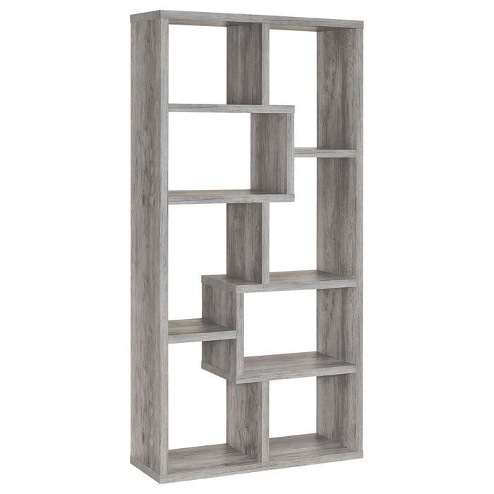 Lawton - 7 Shelf Bookshelf - Driftwood Furniture Max