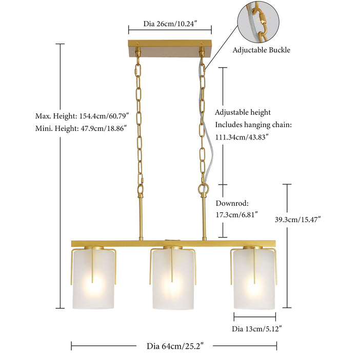 Adjustable Cylindrical Pendant Light Daily Nest