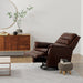 Swivel Recliner With Manual Adjustable Footrest Home Essentials