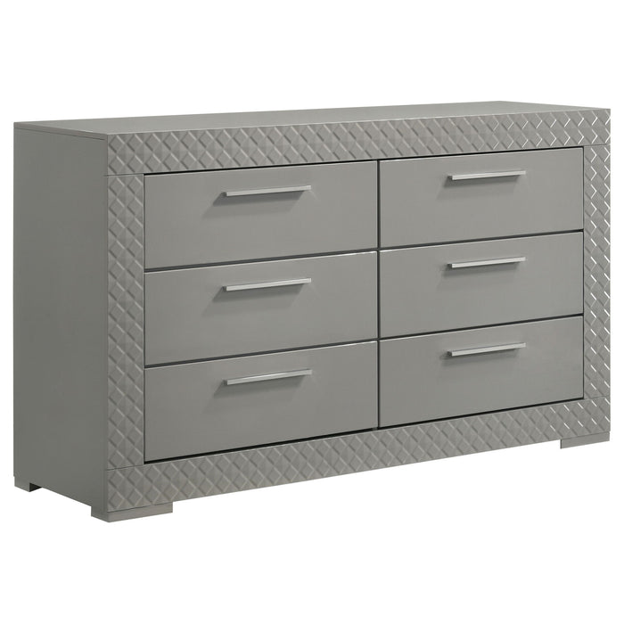 Pierce - 6 Drawer Dresser Cabinet Furniture Max