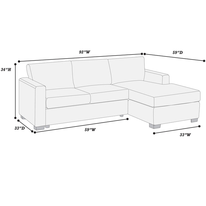 Modern L-Shaped Sectional Sofa Home Essentials