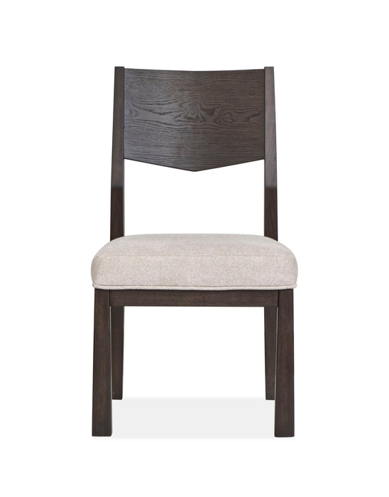 Tauren - Upholstered Side Chair With Solid Back (Set of 2) - Coffee Bean Magnussen Furniture