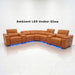 L - Shaped Recliner Sectional Sofa With Bluetooth Speakers, Wireless Charging, LED Lights Home Essentials