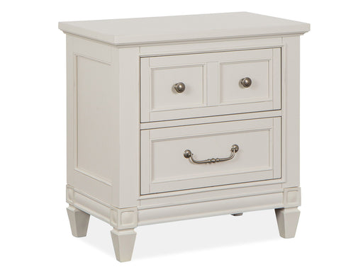 Willowbrook - Drawer Nightstand - Egg Shell White With Slight Rub Through Magnussen Furniture