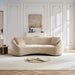 Curved 3 Seater Sofa, Long Living Room Couch Home Essentials