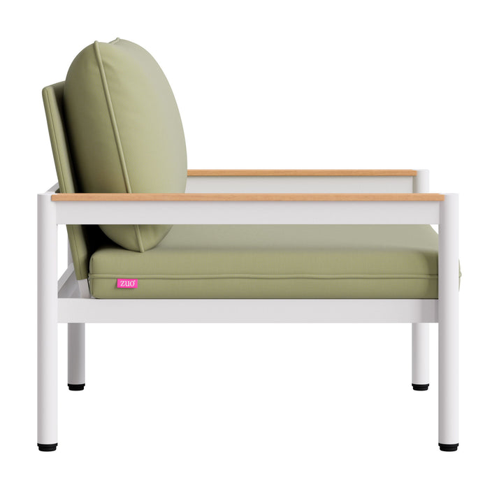 Lychee - Armchair - Green / White Zuo Modern