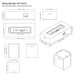 Rectangular Metal LED Firetable Sterling Outdoor Living