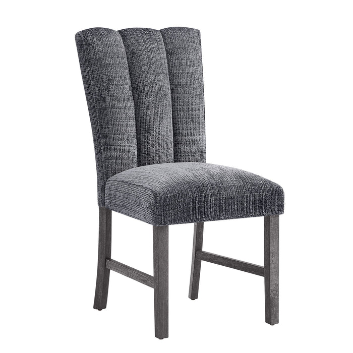 Dining Chair With Padded Seating And Back (Set of 2) - Dark Gray Global Furniture USA