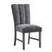 Dining Chair With Padded Seating And Back (Set of 2) - Dark Gray Global Furniture USA