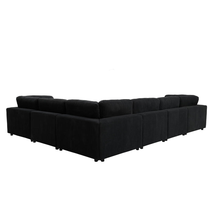 Upholstered Modular Sectional & Custom Configuration Home Essentials