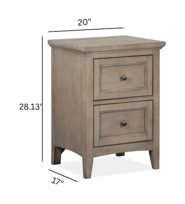 Paxton Place - Small Drawer Nightstand - Dovetail Gray Magnussen Furniture