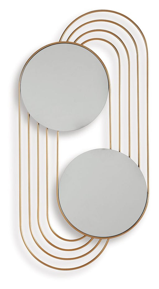 Warrenley - Accent Mirror - Gold Finish Signature Design by Ashley®