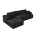 L - Shaped Sectional Sofa With Cup Holders & Side Pockets Home Essentials