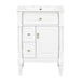 Freestanding Bathroom Vanity With Sink, Adjustable Shelf & Flip Drawer Hearth and Haven