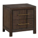 Kenzo - 2 Drawer Nightstand - Walnut Matrix Furniture Group